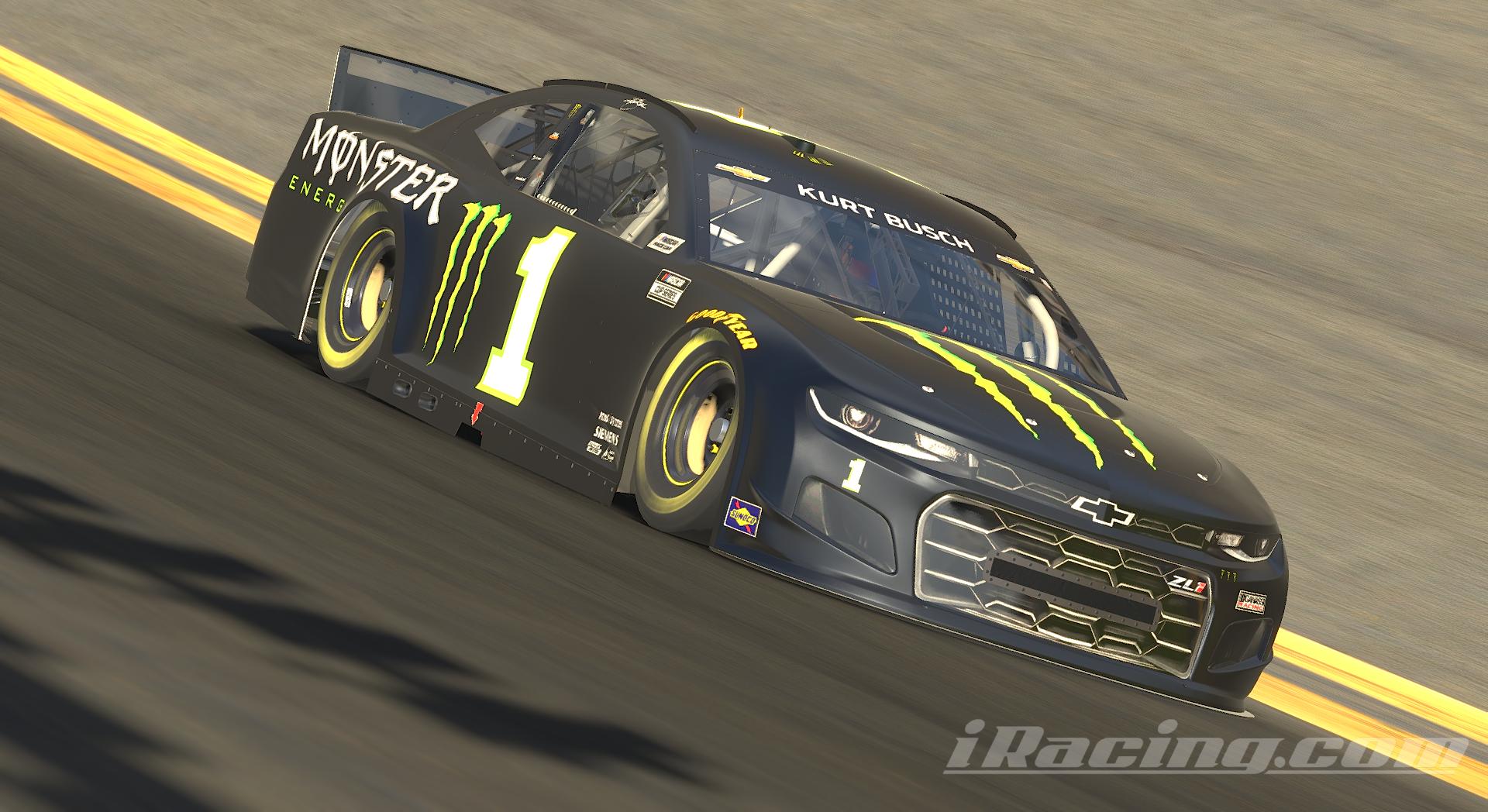 Preview of 2021 Kurt Busch Monster Energy by Joseph Madigan