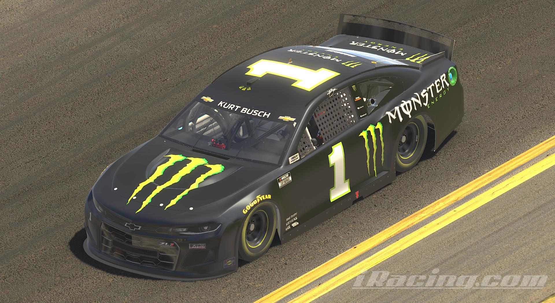 Preview of 2021 Kurt Busch Monster Energy by Joseph Madigan