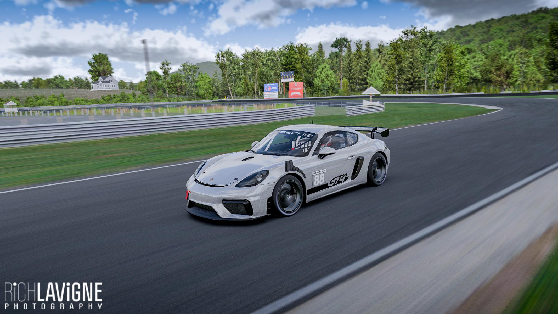 Preview of Porsche Cayman GT4 Clubsport - Metallic Silver by Richard Lavigne