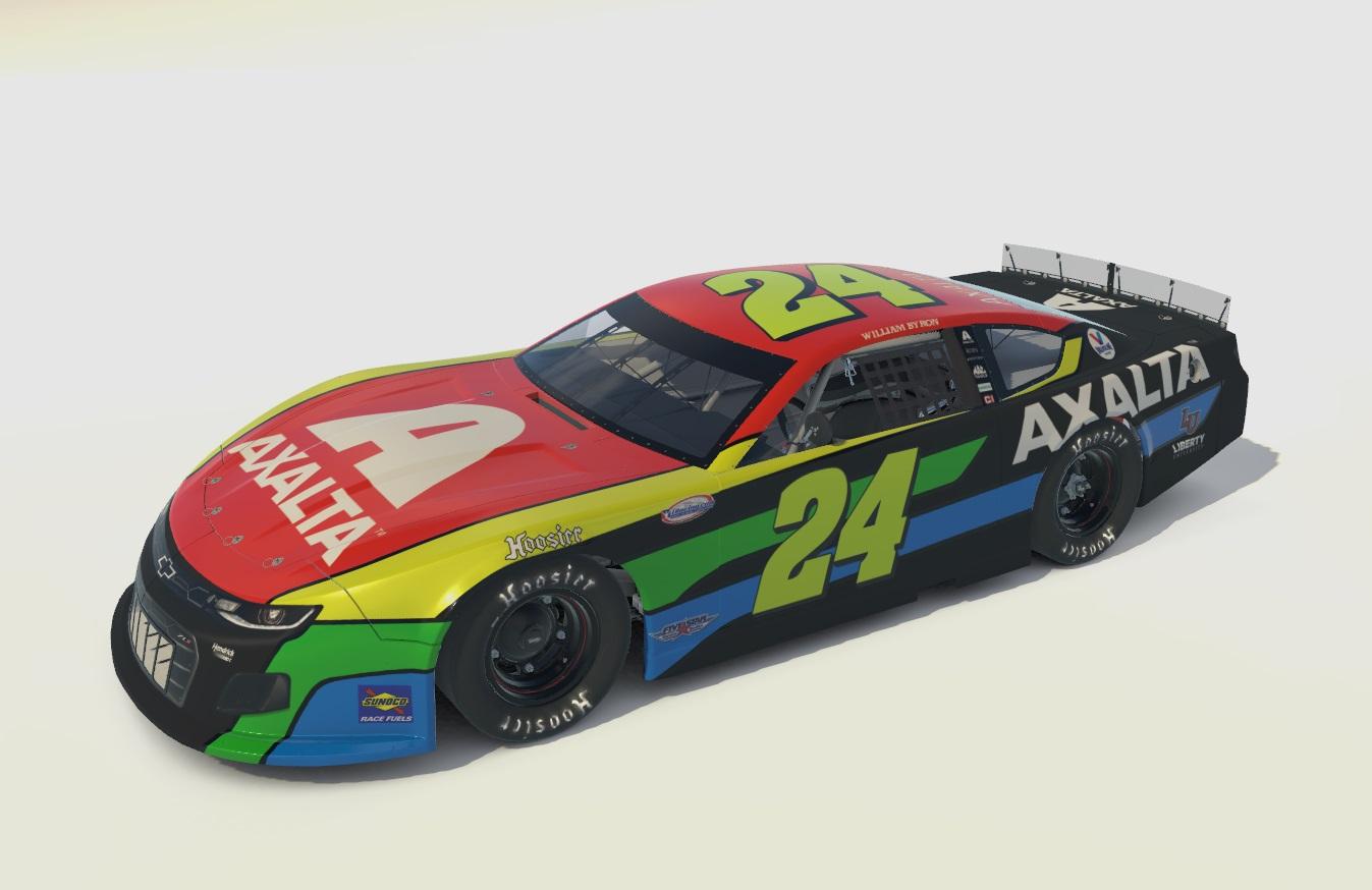 Preview of 2021 William Byron #24 Axalta Chevy Camaro Super Late Model by Derek Gilray