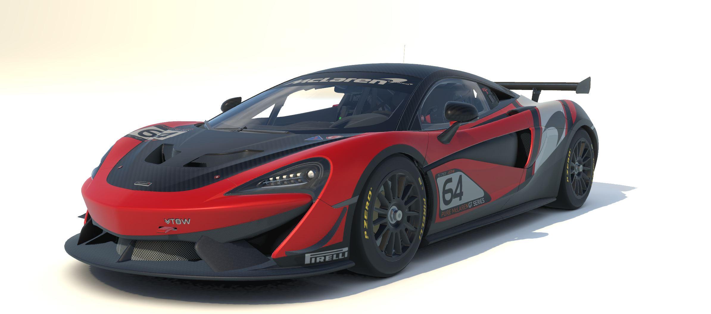 Preview of McLaren 570s GT4 - Red by Russell McGuire