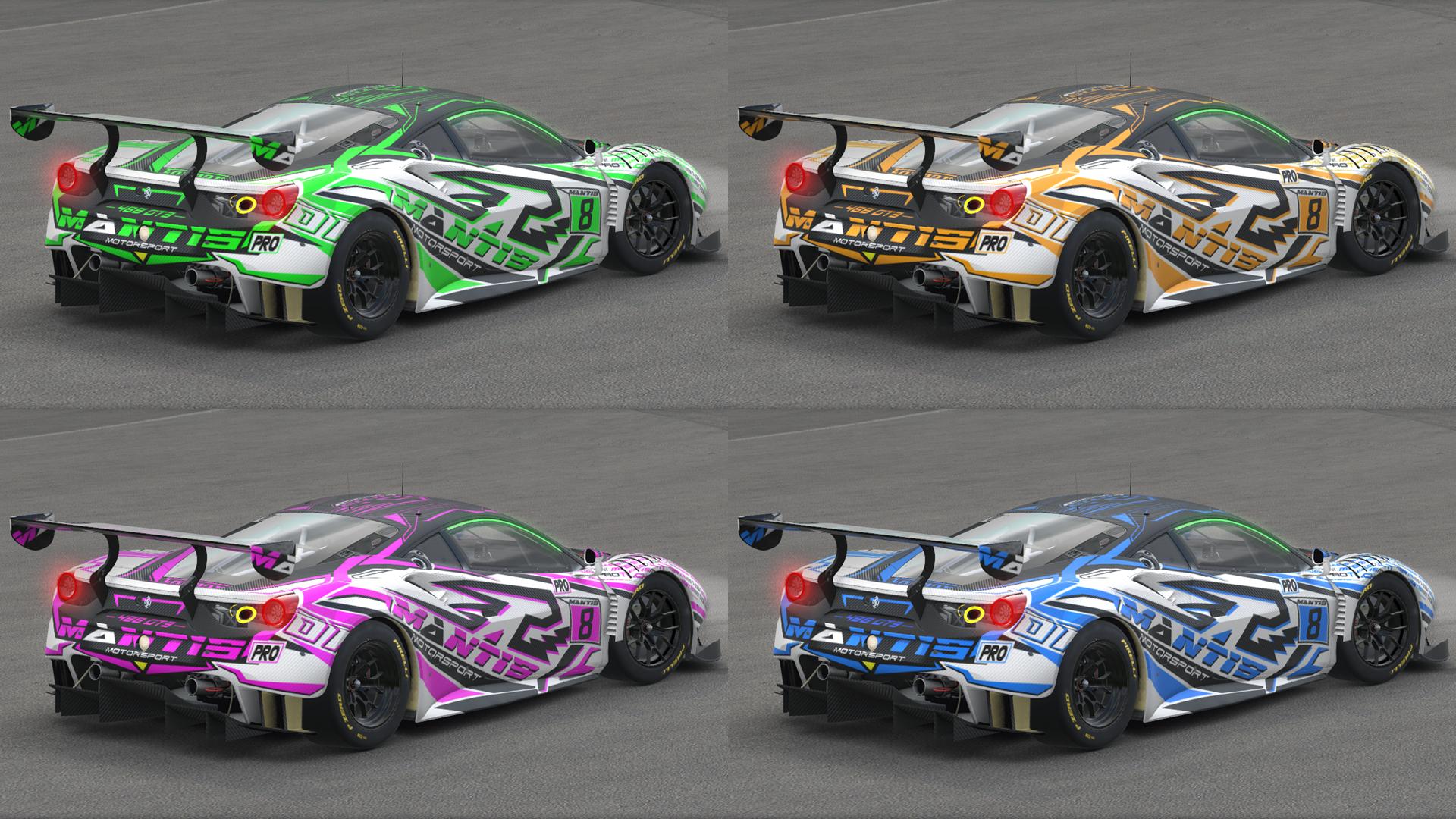 Preview of Ferrari 488 GT3 ONYX / YELLOW CARBON by Kirk S.