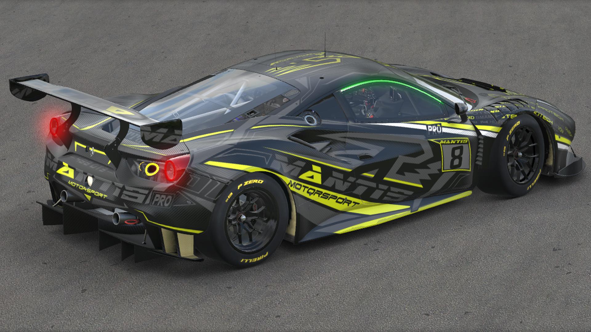 Preview of Ferrari 488 GT3 ONYX / YELLOW CARBON by Kirk S.
