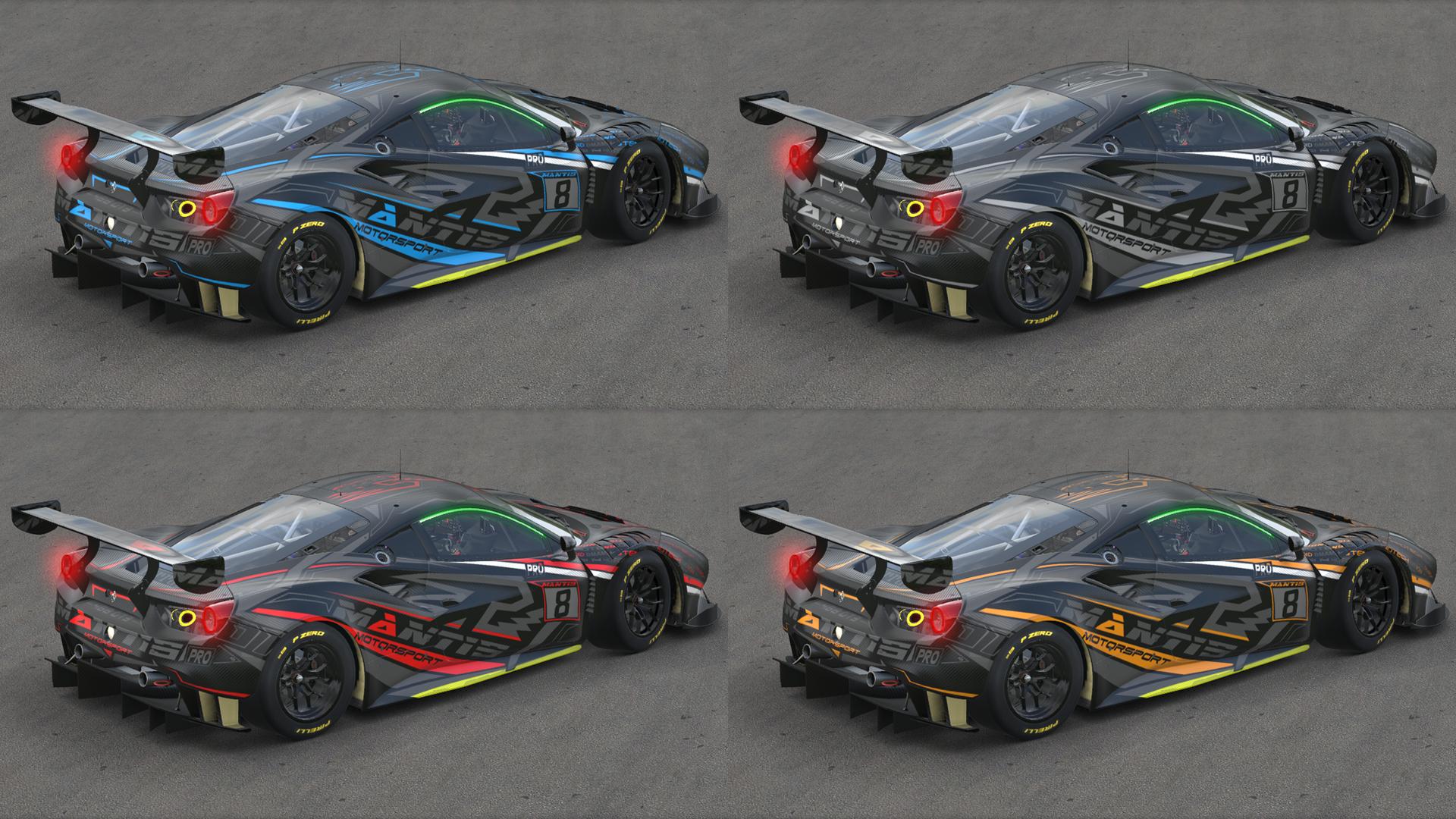 Preview of Ferrari 488 GT3 ONYX / YELLOW CARBON by Kirk S.