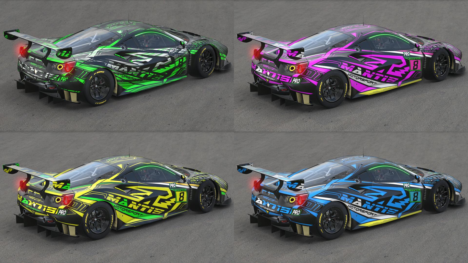 Preview of Ferrari 488 GT3 ONYX / YELLOW CARBON by Kirk S.