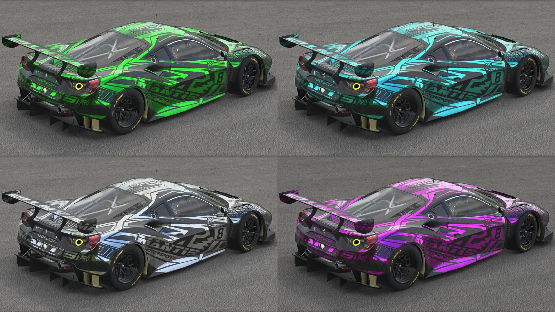 Preview of Ferrari 488 GT3 ONYX / YELLOW CARBON by Kirk S.