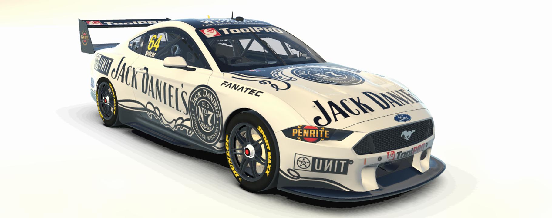 Preview of Jack Daniels Racing (White) - Ford Mustang by Sebastian Spicer