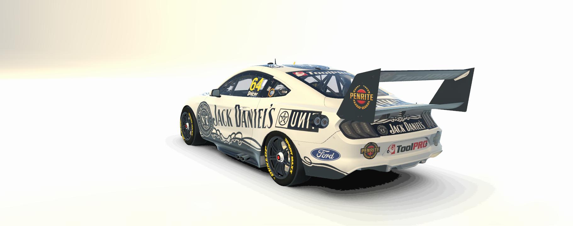 Preview of Jack Daniels Racing (White) - Ford Mustang by Sebastian Spicer