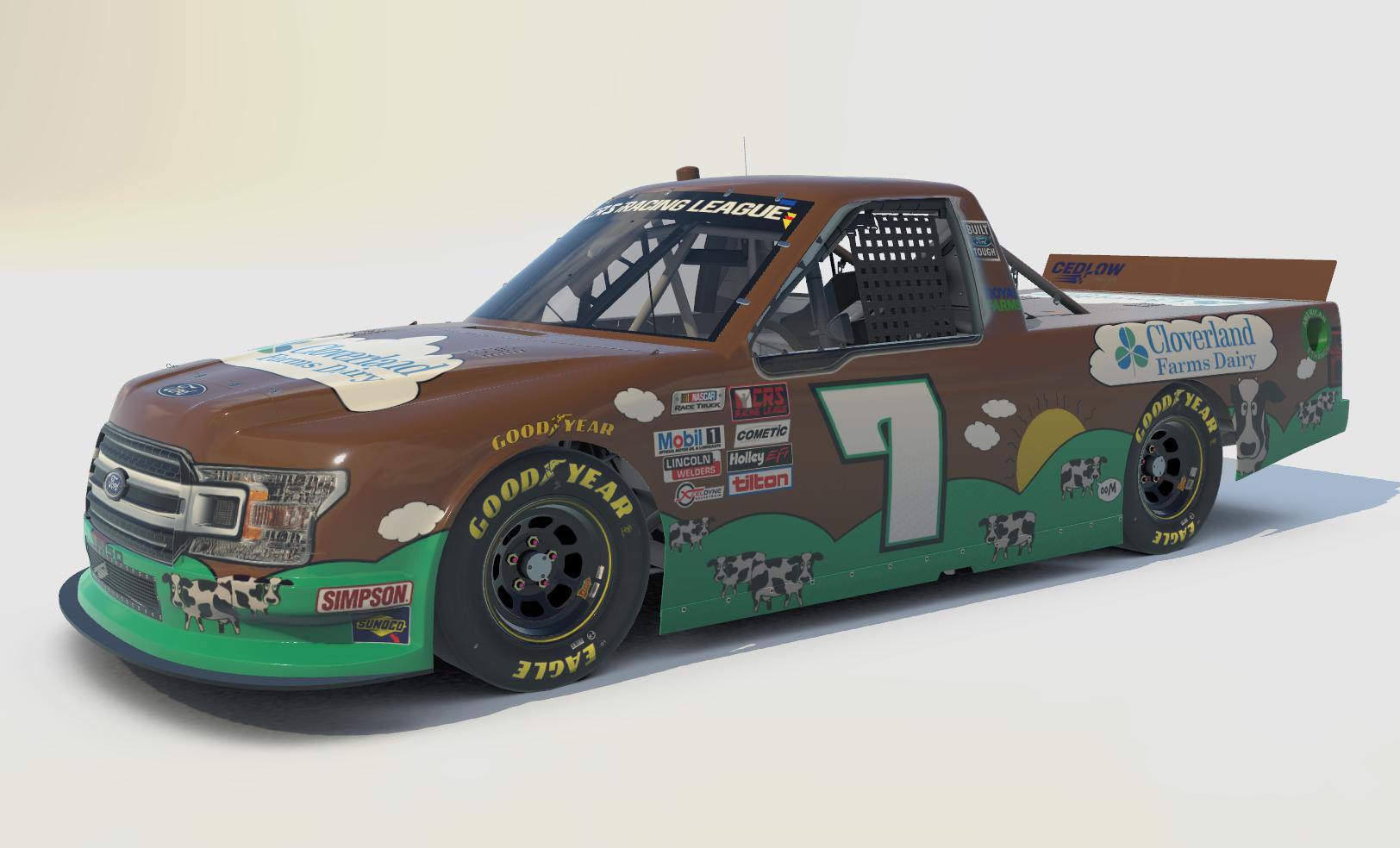 Preview of Cloverland Farms Dairy NASCAR Trucks Ford F150 by Travis C.