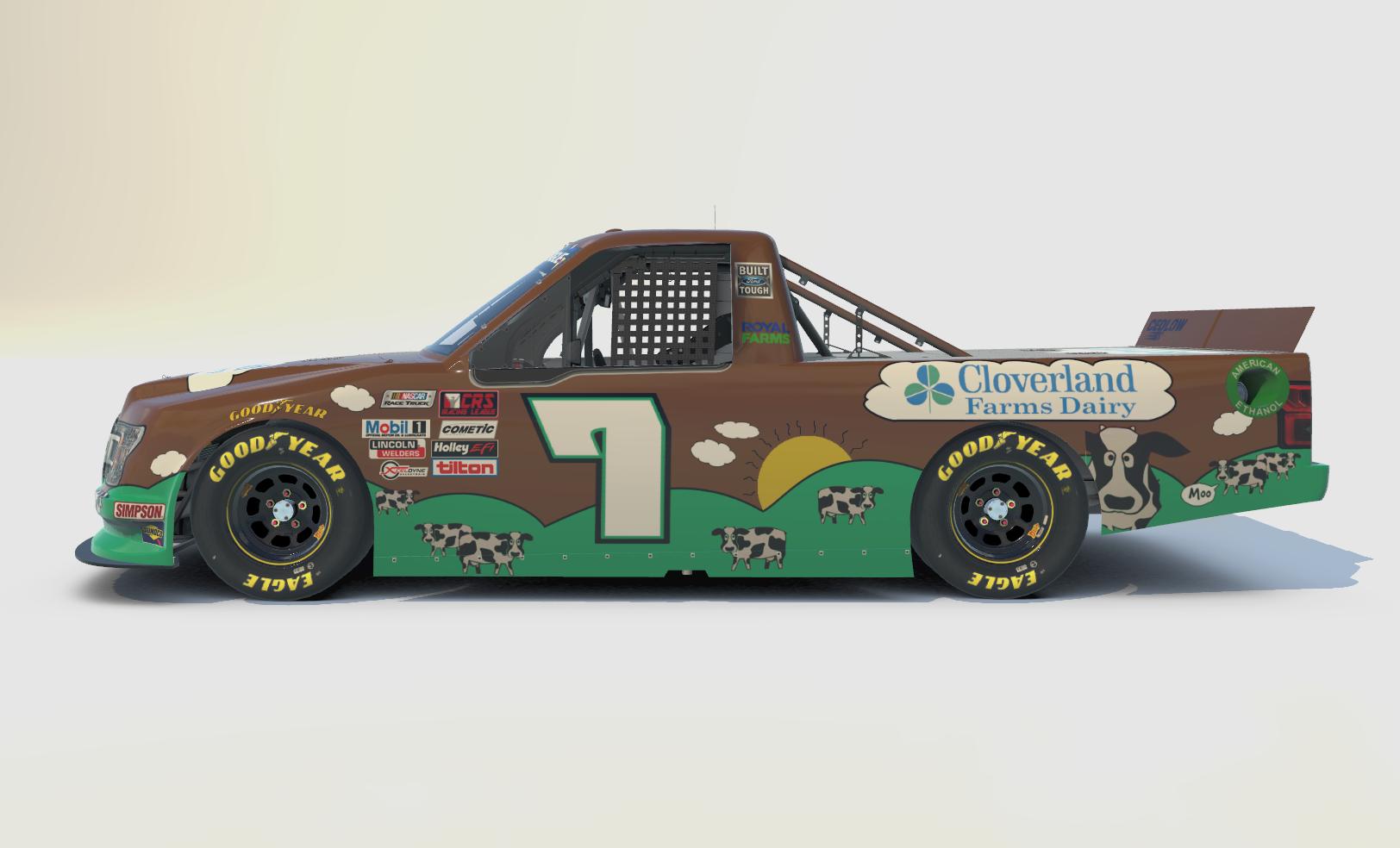 Preview of Cloverland Farms Dairy NASCAR Trucks Ford F150 by Travis C.