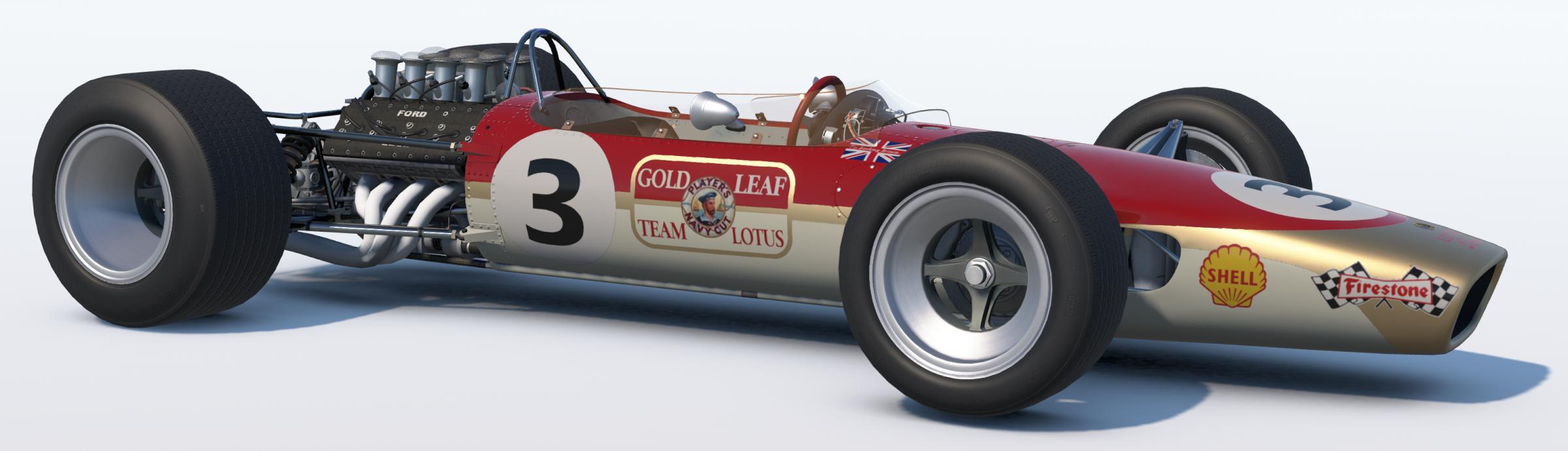 Preview of Oliver Grand Prix de Monaco 1968 Gold Leaf Lotus 49 (R1) by Bruce Johnson
