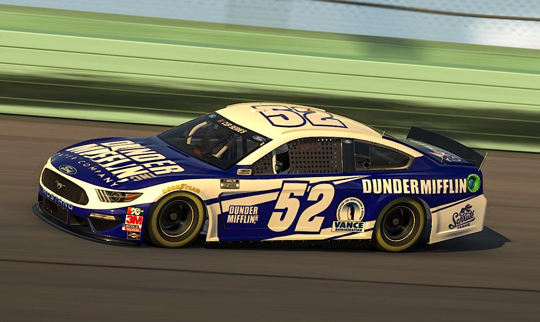 Preview of Dunder Mifflin (Sim Stamp/No #) (The Office TV Show) Ford Mustang by Blaine Sparling