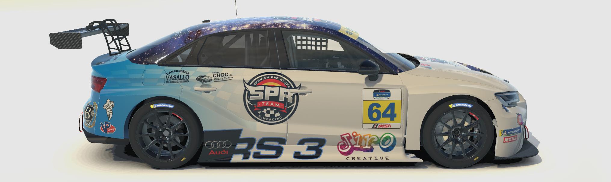 Preview of Audi RS3 LMS team spr livery by Diego Aller Snipercabe