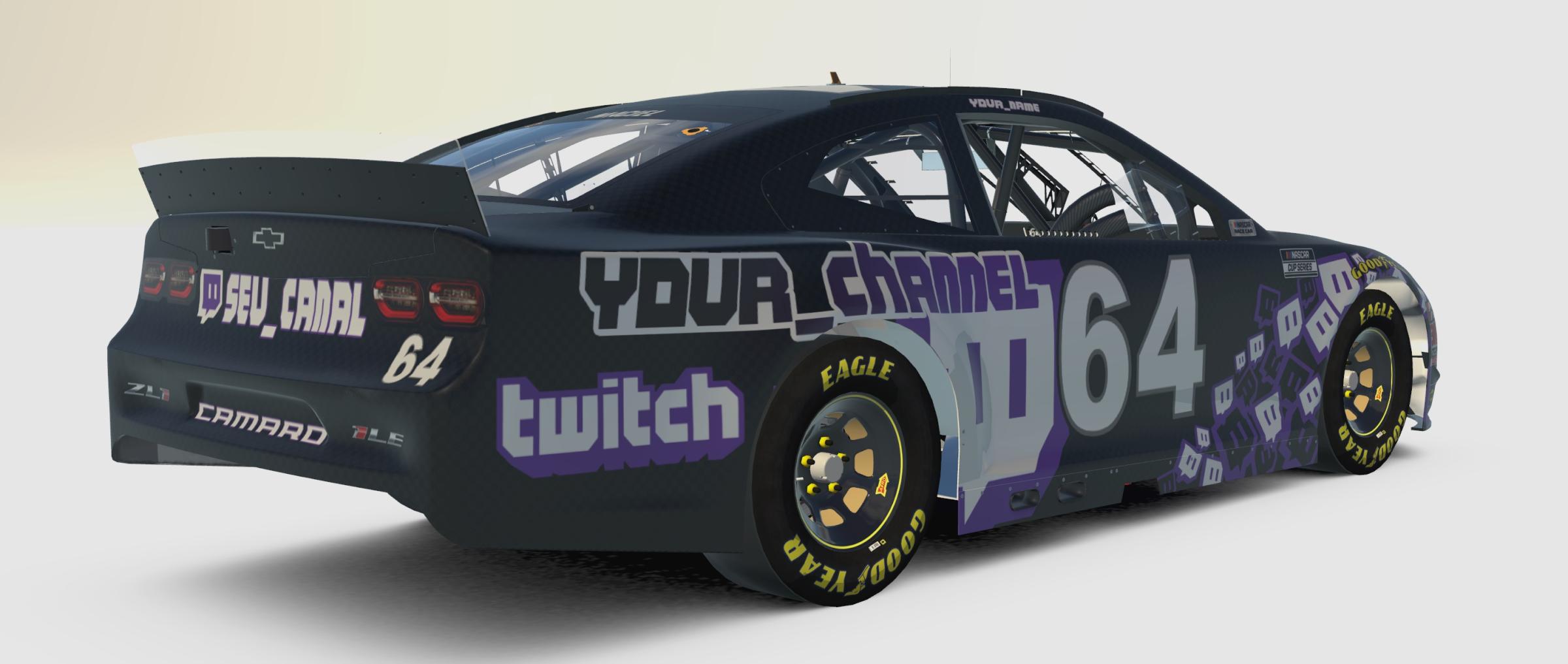 TWITCH CHANNEL Camaro ZL1 Car - Option 1 by Carlos Maciel - Trading Paints