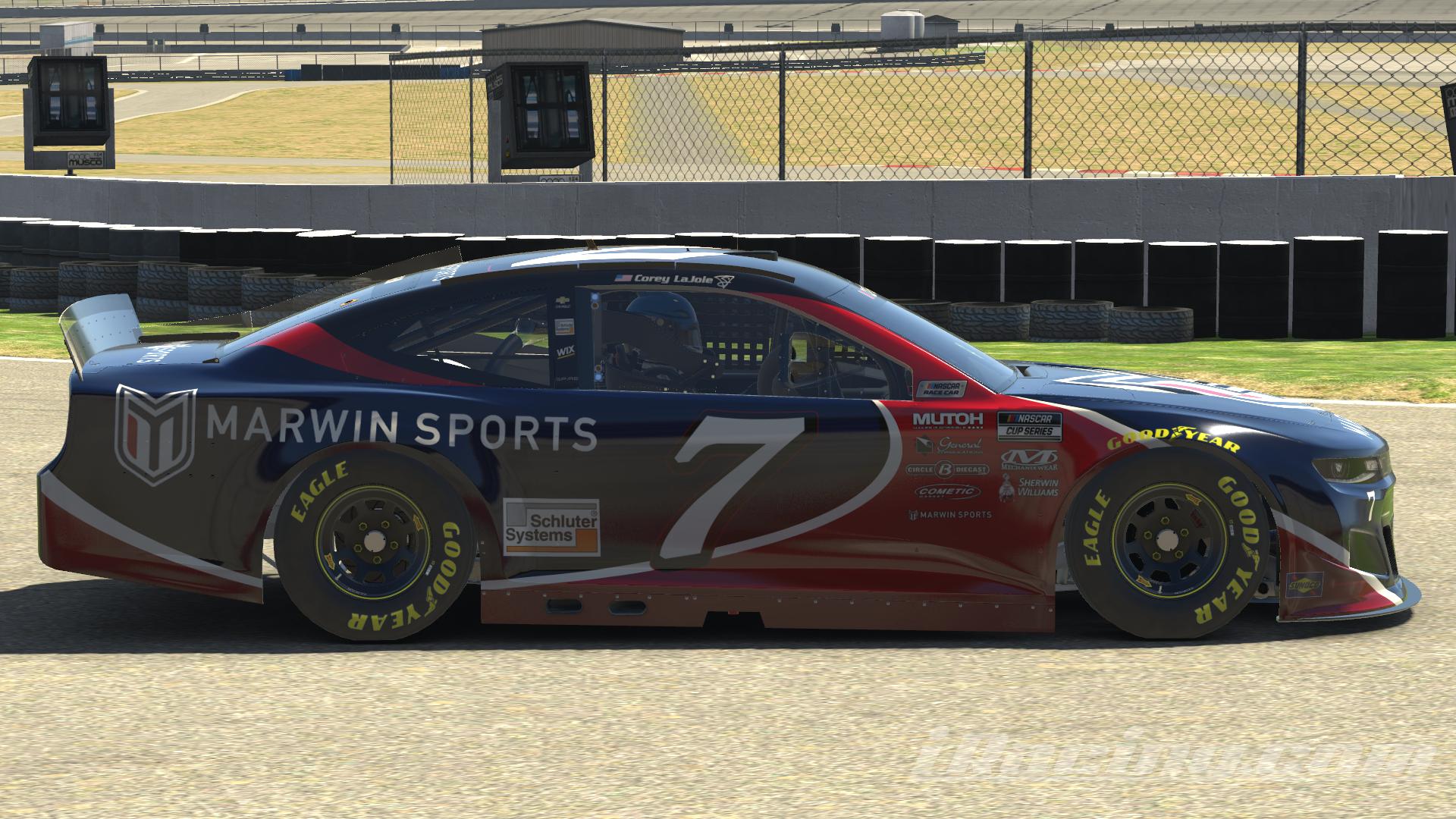 Preview of CUP #7 Corey LaJoie Marwin Sports 2021 (WithNumber) by Udo Washeim