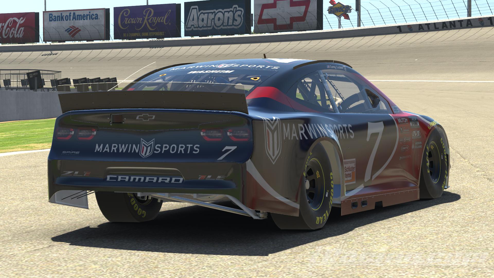 Preview of CUP #7 Corey LaJoie Marwin Sports 2021 (WithNumber) by Udo Washeim