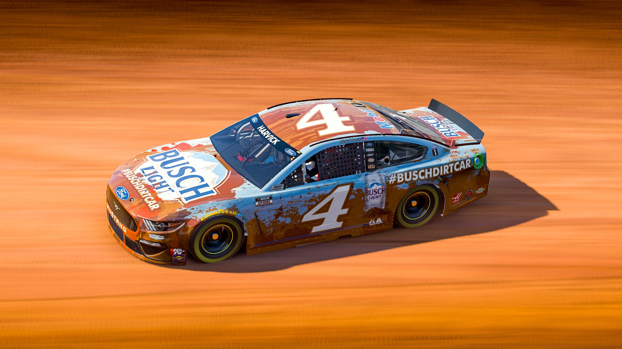 Preview of 2021 Kevin Harvick BUSCHDIRTCAR Mustang by Brantley Roden