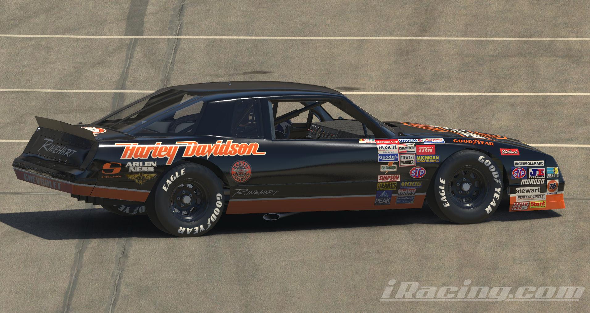 Preview of 1987 Harley Davidson Monte Carlo (no numbers) by Scott Van Ness