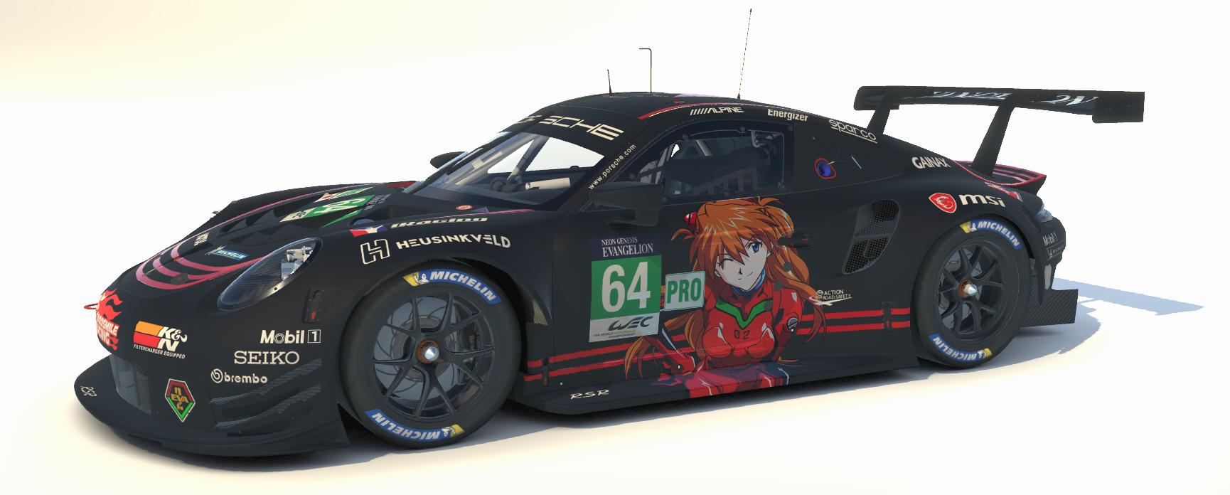 Porsche 911 RSR - Goodsmile Racing x Evangelion - Asuka Fantasy Skin ...