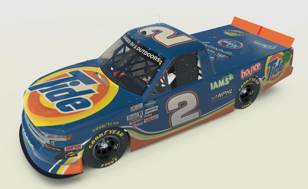 Preview of Kevin Harvick 2012 Tide - Sim Stamp by Daniel Rowe