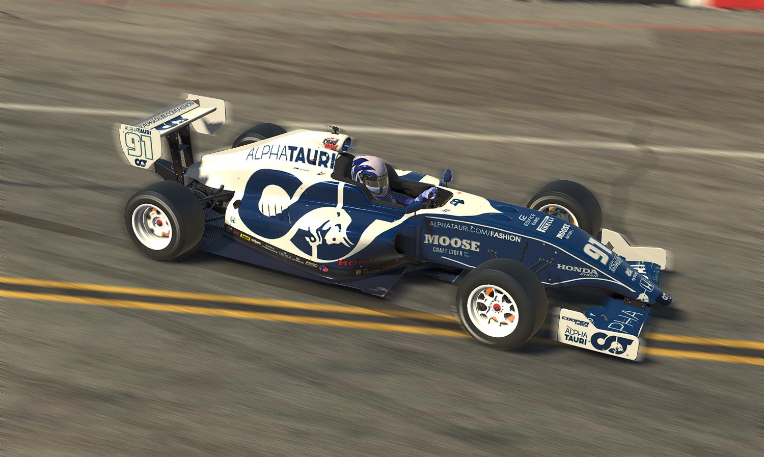 Preview of Scuderia AlphaTauri Indy Pro 2000 PM-18 (2020 livery inverted) by Warren M.