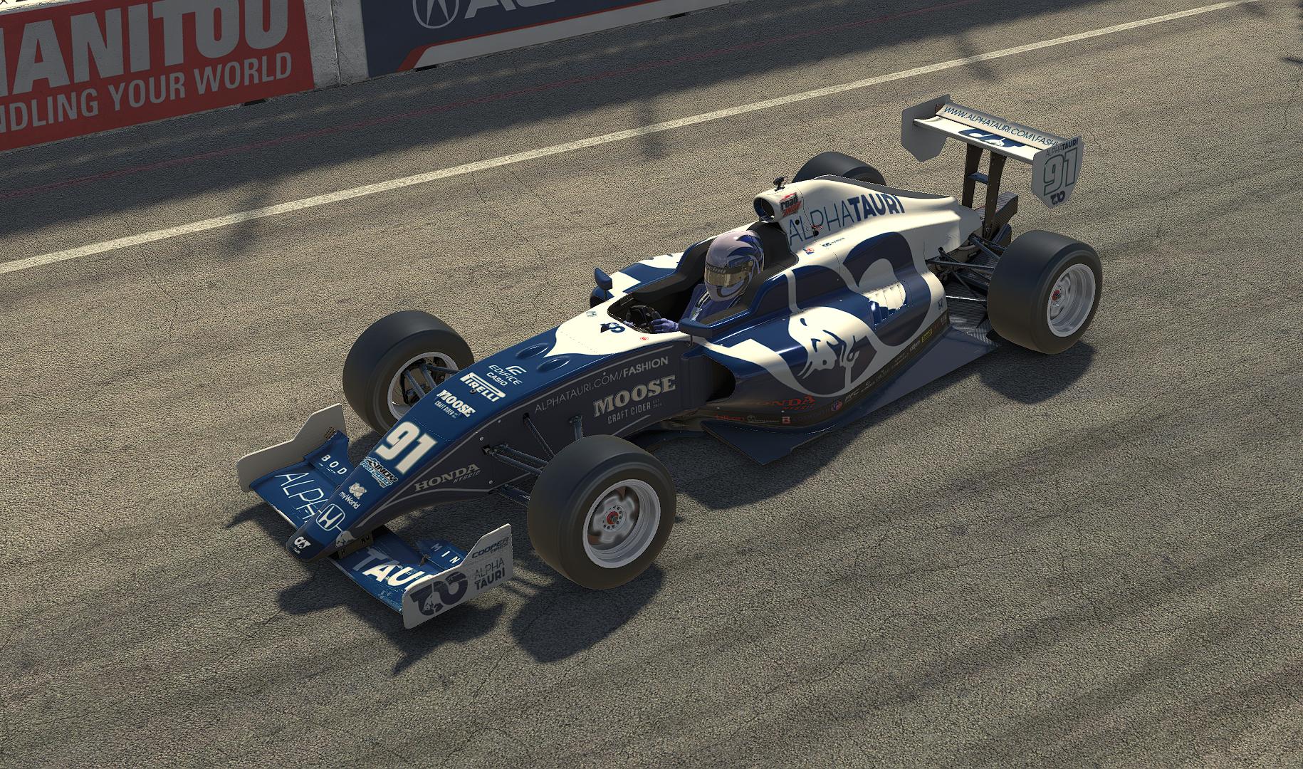 Preview of Scuderia AlphaTauri Indy Pro 2000 PM-18 (2020 livery inverted) by Warren M.