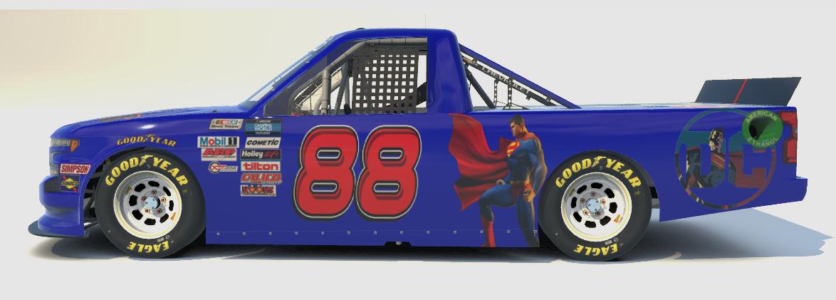 Preview of Batman vs Superman Chevrolet Silverado Truck 2019 by Cyril Gilsoul