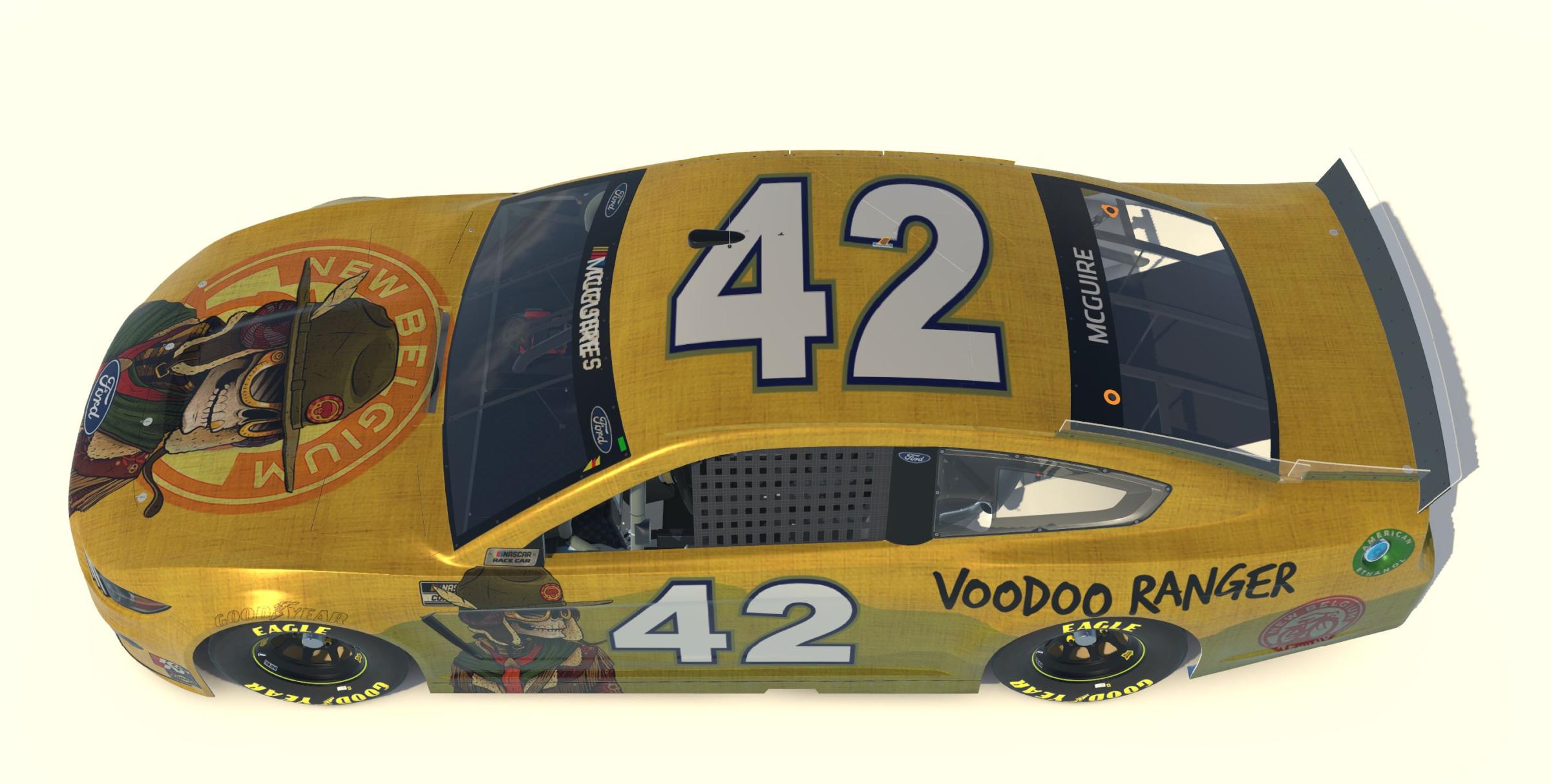 Preview of NASCAR Cup Series Ford Mustang - New Belgium Voodoo Ranger IPA by Russell McGuire