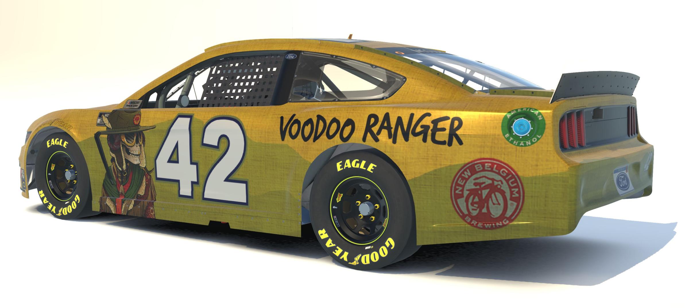 Preview of NASCAR Cup Series Ford Mustang - New Belgium Voodoo Ranger IPA by Russell McGuire