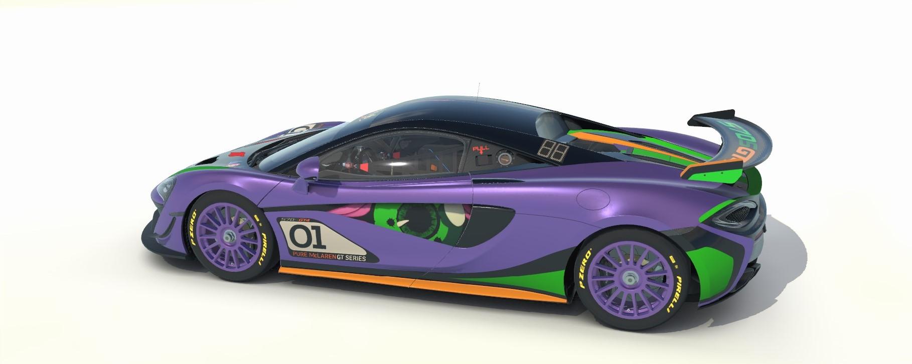 Preview of Mclaren 570s GT4 Evangelion Unit 01  by Travis A N.