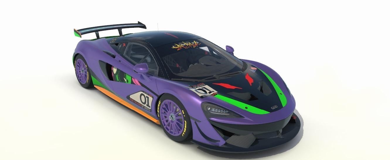 Preview of Mclaren 570s GT4 Evangelion Unit 01  by Travis A N.