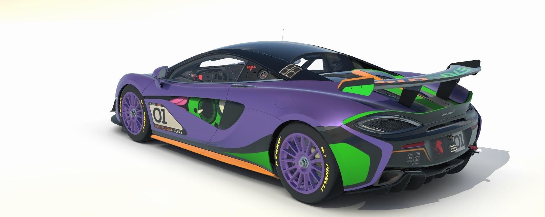 Preview of Mclaren 570s GT4 Evangelion Unit 01  by Travis A N.
