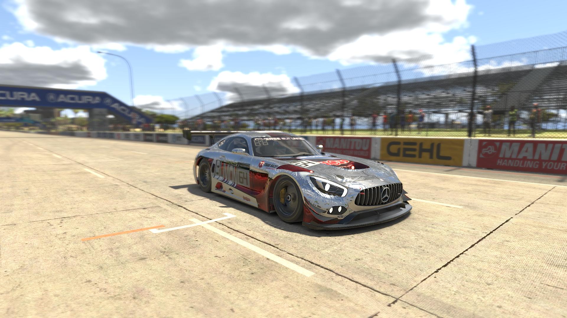 AMG GT3 Oblivion Pro Whiteout by Tom Bindloss Trading Paints