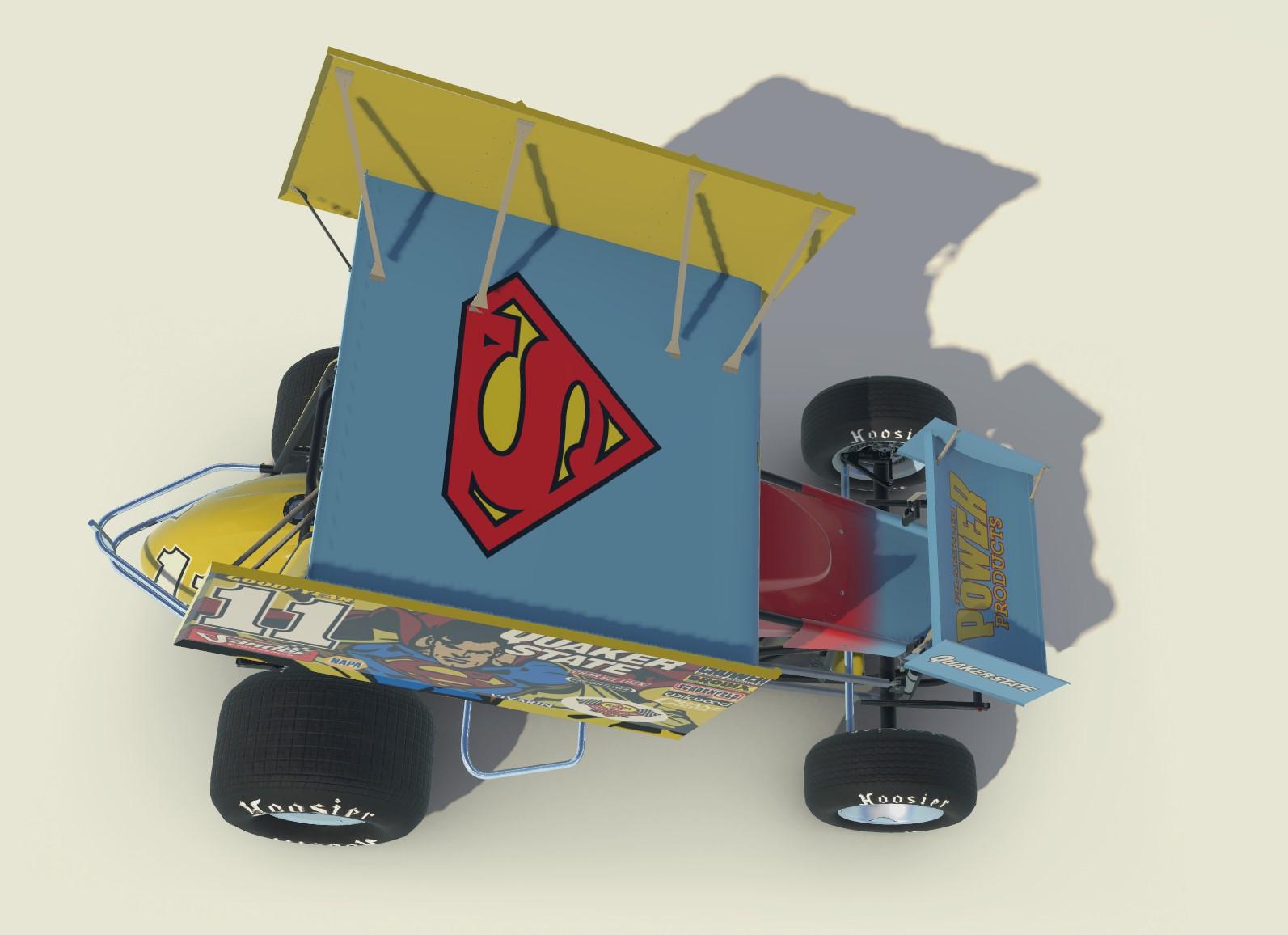 Steve Kinser 1999 11 Superman by Jody W. - Trading Paints