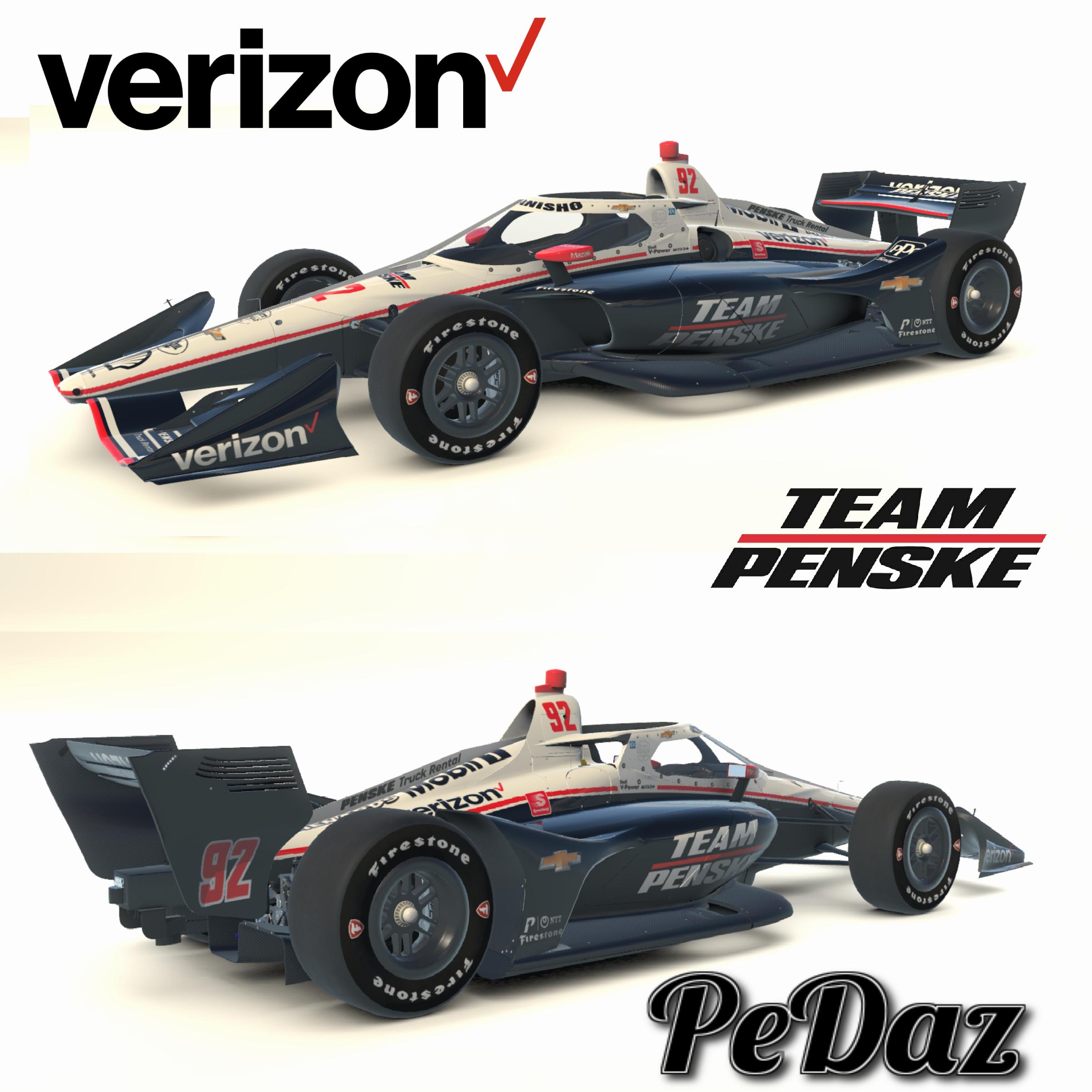 Preview of 2010 Will Power Verizon Penske Throwback by Aledam Contreras