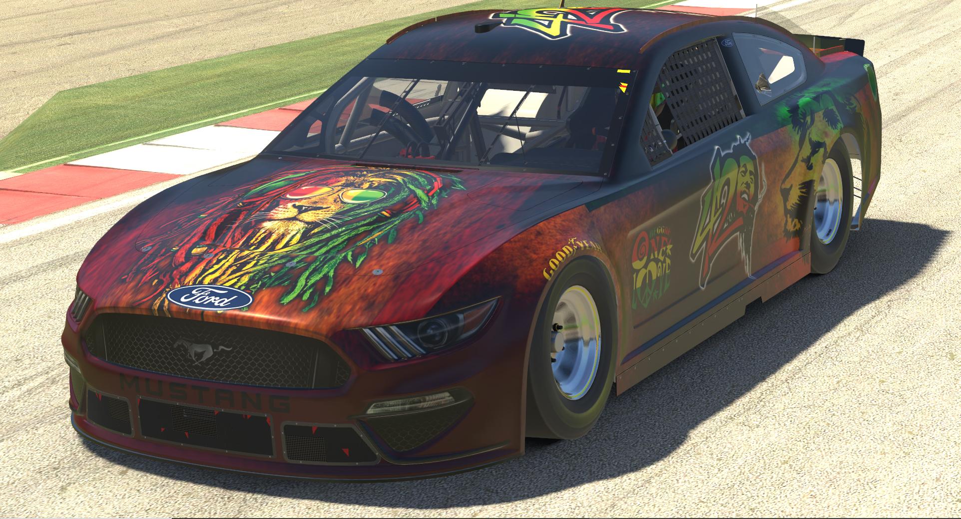 Preview of Bob Marley One Love Ford Mustang by Ricky Whittenburg