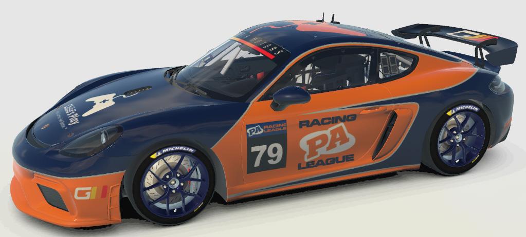 Gabir Motors Team Dark Blue Cayman by Chris Raftis - Trading Paints