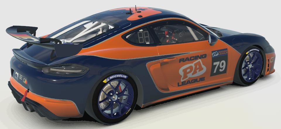 Gabir Motors Team Dark Blue Cayman by Chris Raftis - Trading Paints