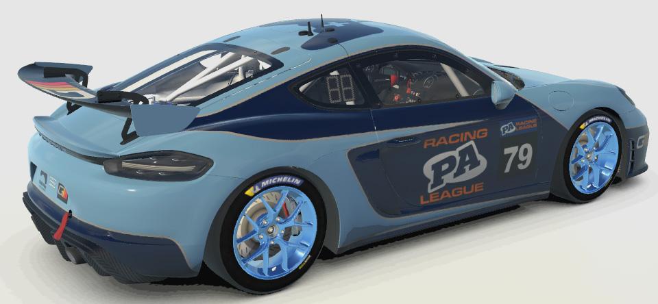 Gabir Motors Team Light Blue Cayman by Chris Raftis - Trading Paints