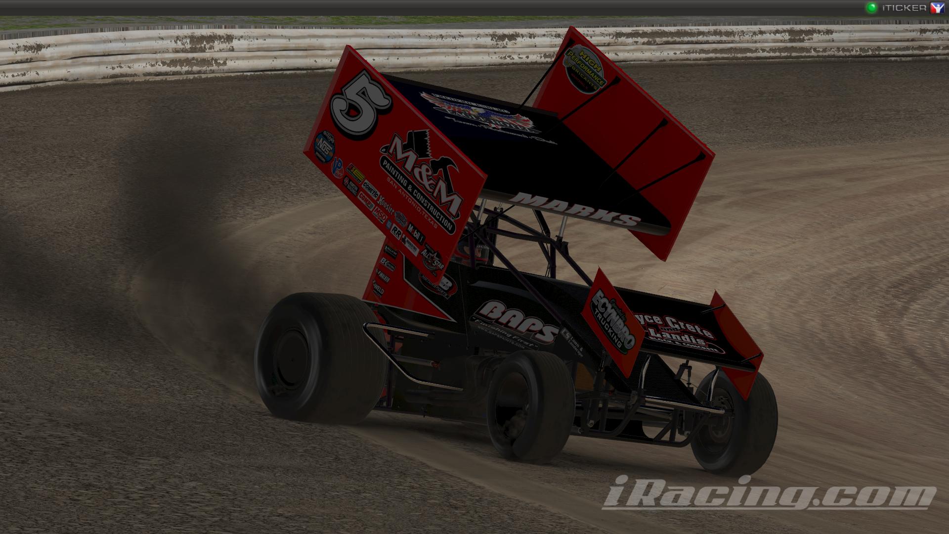 Preview of Brent Marks #5 CJB Motorsports 2021 FloRacing All Star Circuit of Champions With Custom Number by Ryan Broderick
