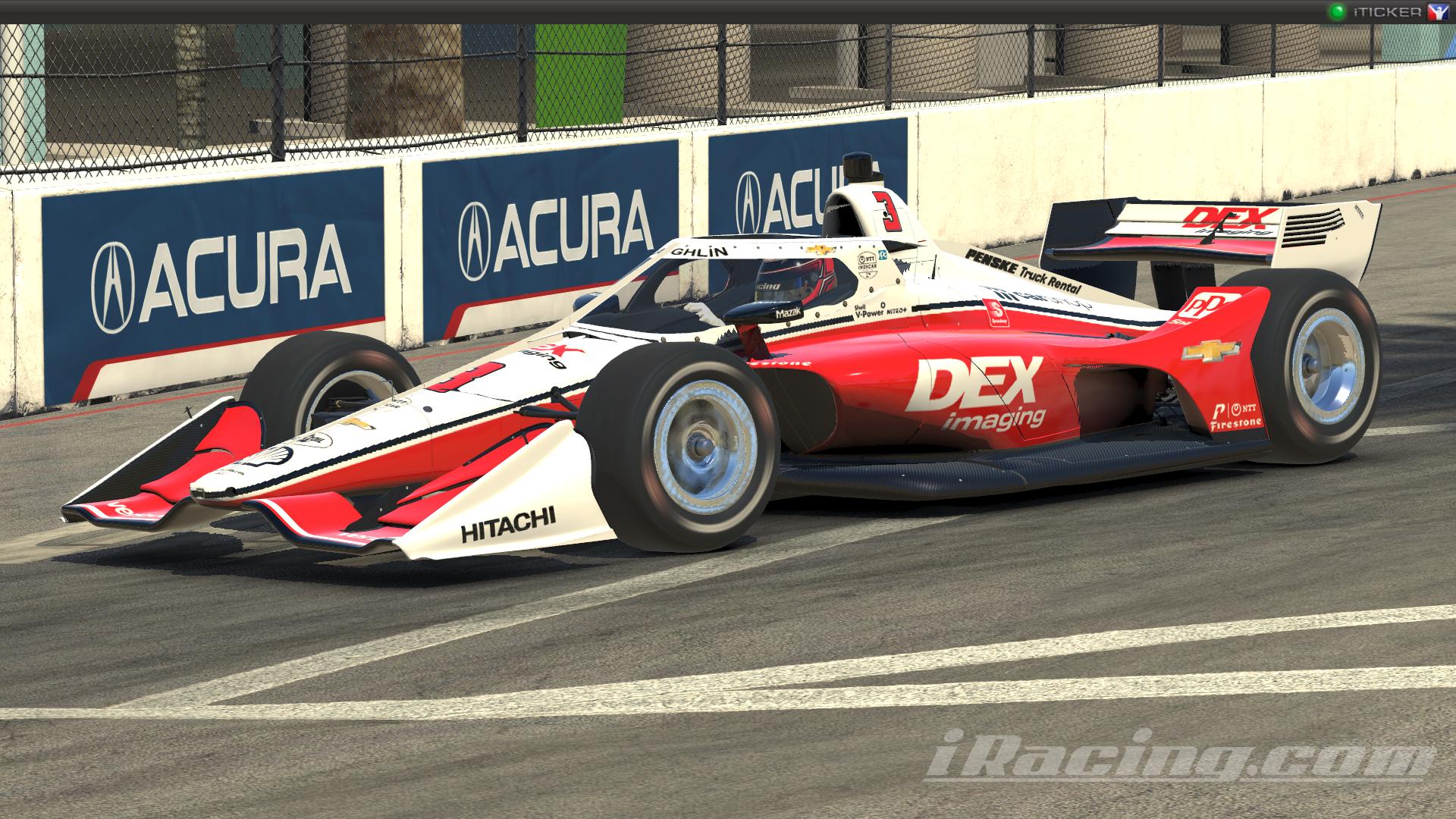 Scott McLaughlin 3 Dex Imaging 2021 NTT Indycar Series by Ryan