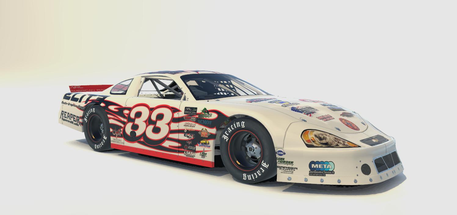 Preview of David Polenzs 2009 Rookie Season Throwback #33 Late Model by David Polenz