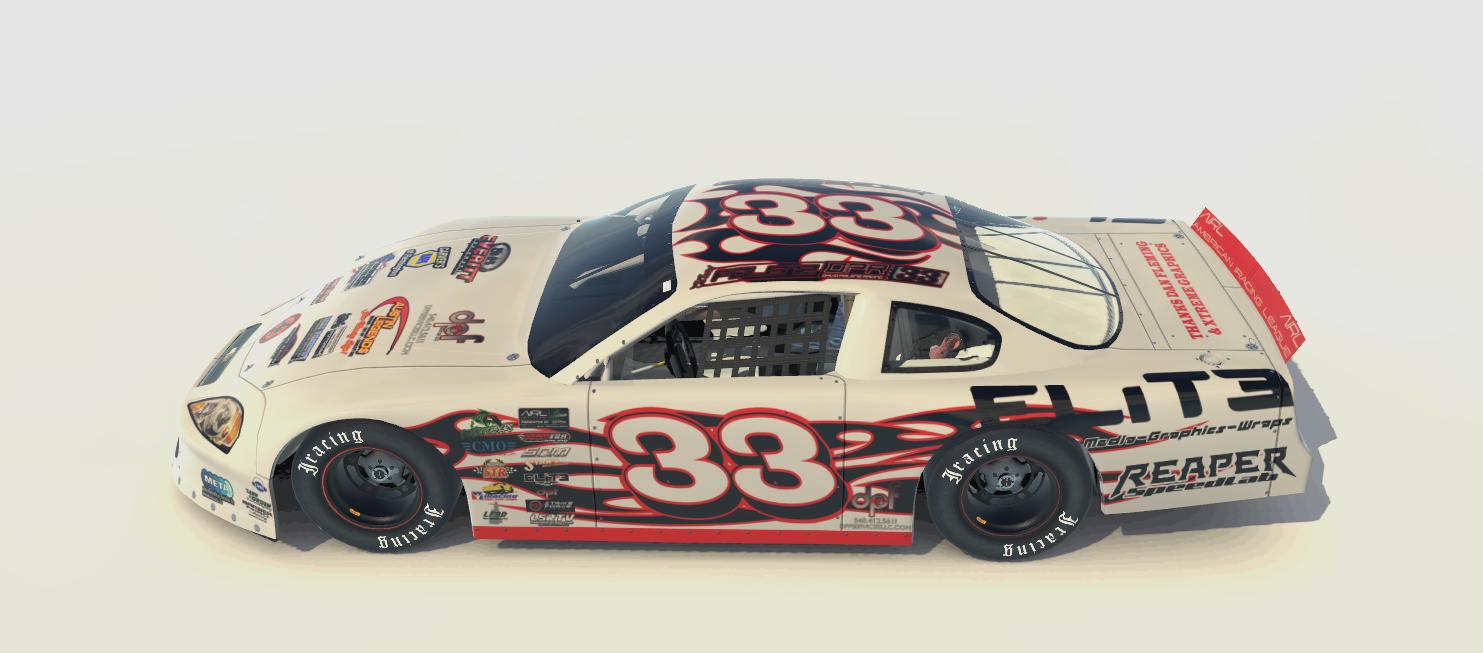 Preview of David Polenzs 2009 Rookie Season Throwback #33 Late Model by David Polenz