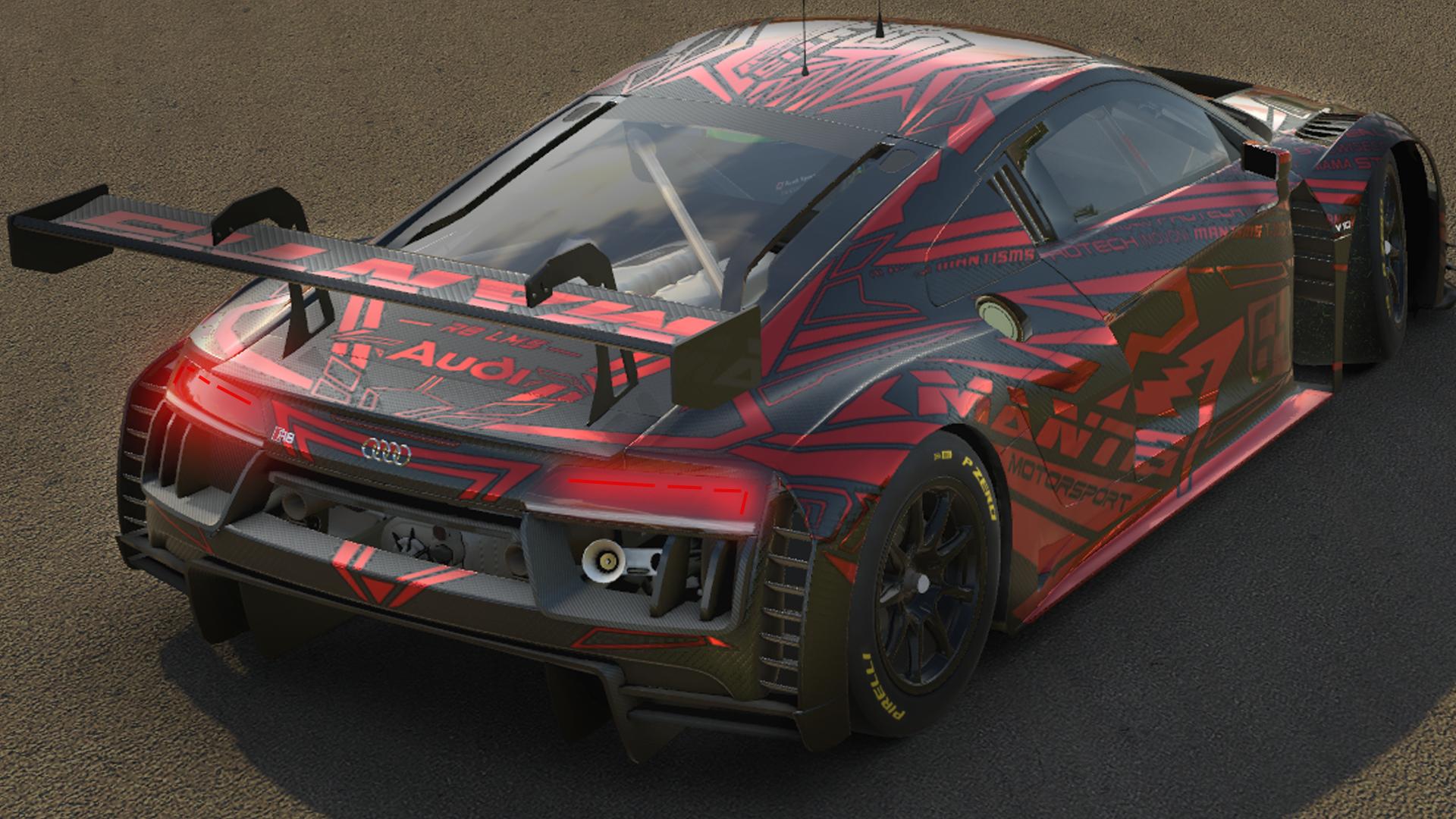 Red R8 Gt3 Audi R8 LMS GT3 SCARLET RED CHROME by Kirk S. - Trading Paints