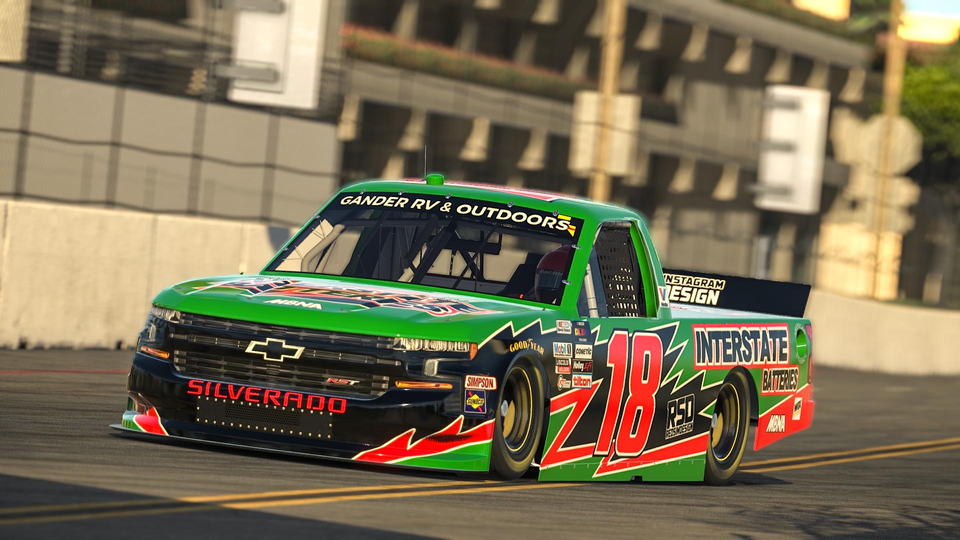 Preview of Interstate Batteries Retro Silverado Sim Stamp/ NO Number by Blaine Sparling