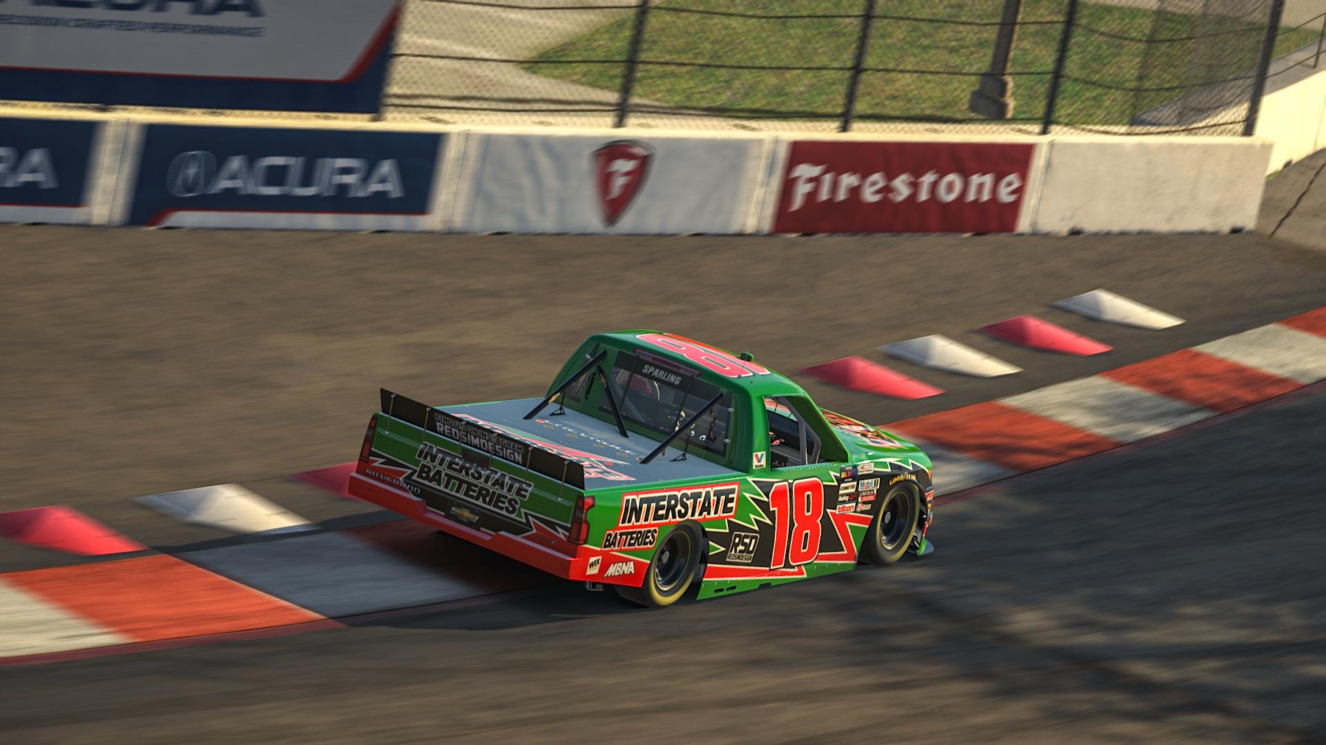 Preview of Interstate Batteries Retro Silverado Sim Stamp/ NO Number by Blaine Sparling