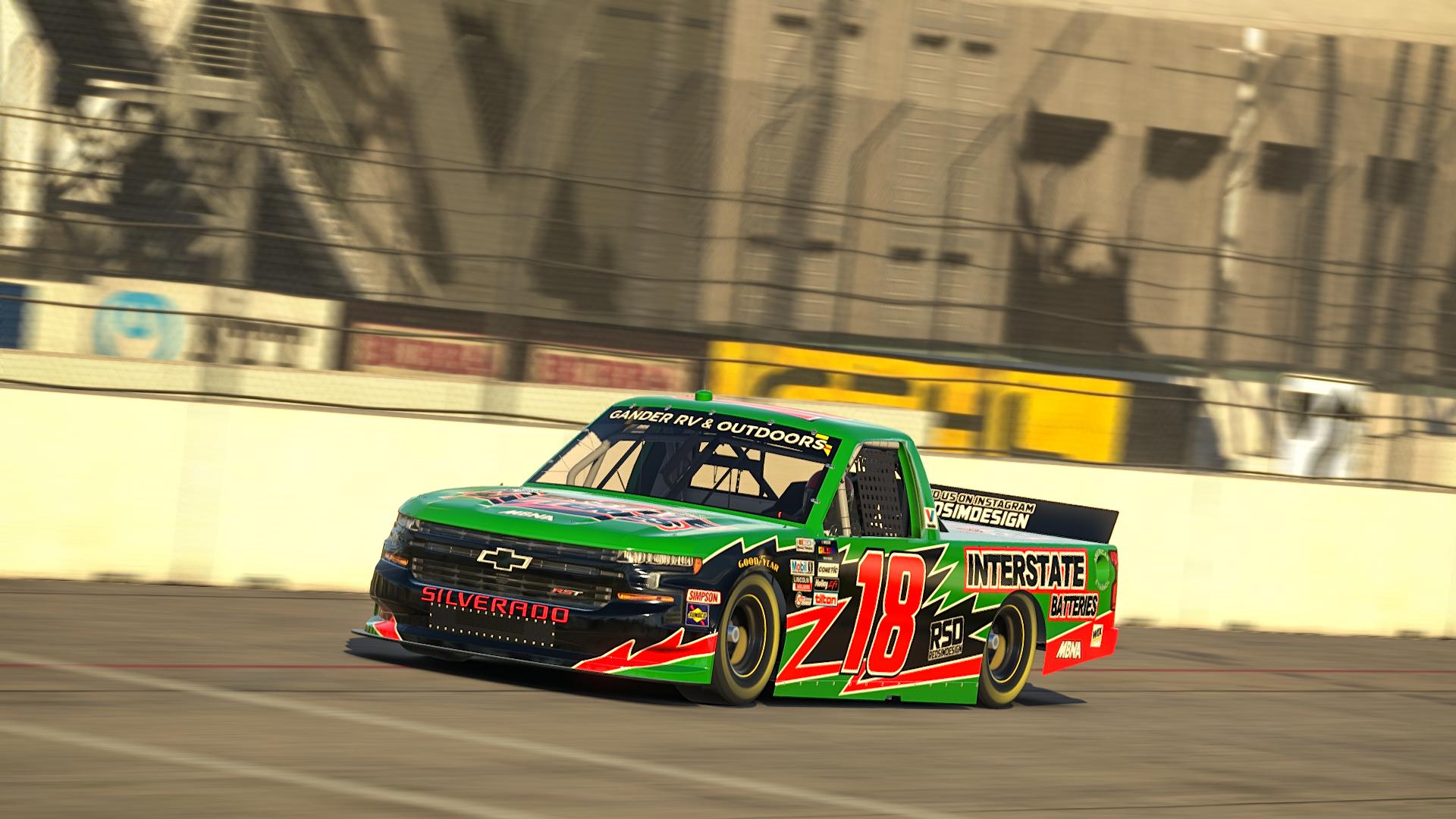 Preview of Interstate Batteries Retro Silverado Sim Stamp/ NO Number by Blaine Sparling