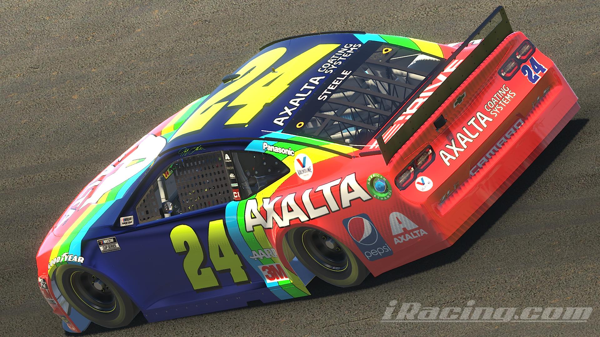 Preview of Jeff Gordon 2015 Axalta Throwback No Number by Kevin Steele