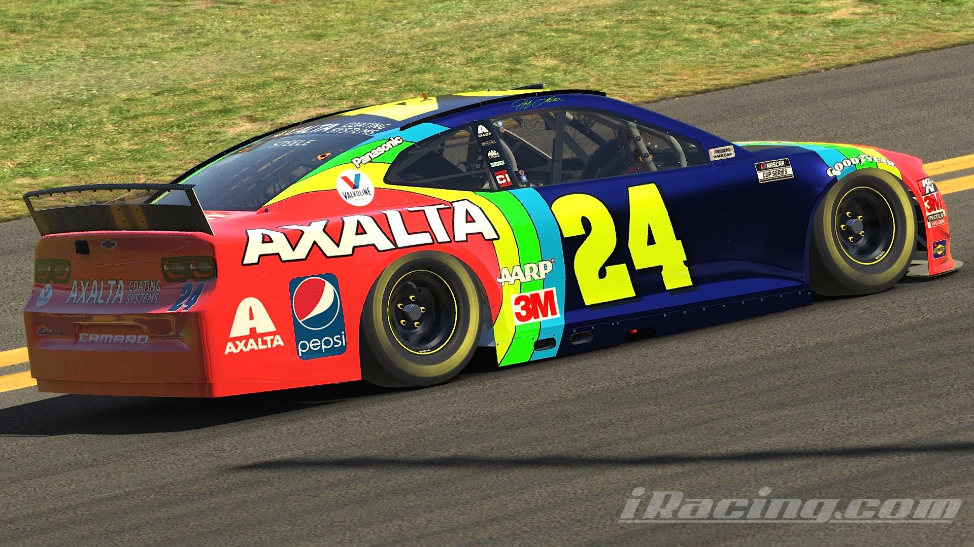 Preview of Jeff Gordon 2015 Axalta Throwback by Kevin Steele