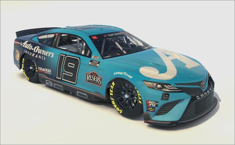 Preview of 2022 Martin Truex Jr. Nr.19 JGR Auto Owners Toyota Camry by Gabriel Streitmatter